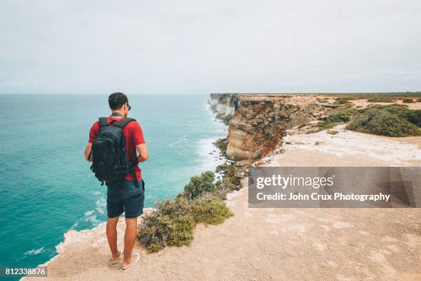 bunda cliffs backpacker - 澳洲南部 個照片及圖片檔