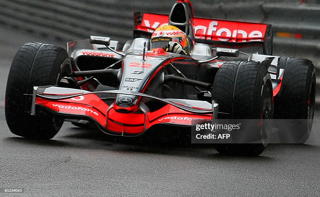 McLaren Mercedes' British driver Lewis H