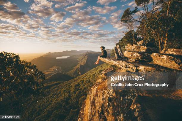 the grampians australia - top of the mountain australia stock pictures, royalty-free photos & images