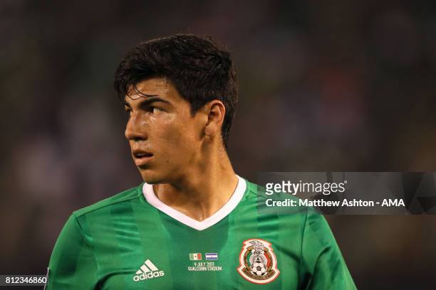 Erick Gutierrez of Mexico during the 2017 CONCACAF Gold Cup Group C match between Mexico and El Salvador at Qualcomm Stadium on July 9, 2017 in San...
