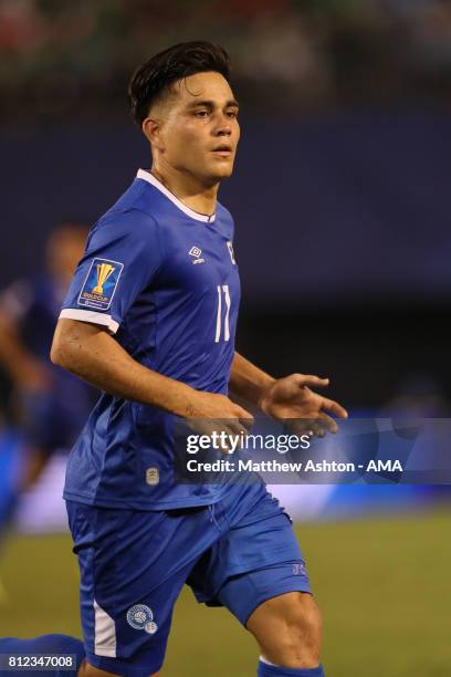 Rodolfo Zelaya of El Salvador during the 2017 CONCACAF Gold Cup Group C match between Mexico and El Salvador at Qualcomm Stadium on July 9, 2017 in...