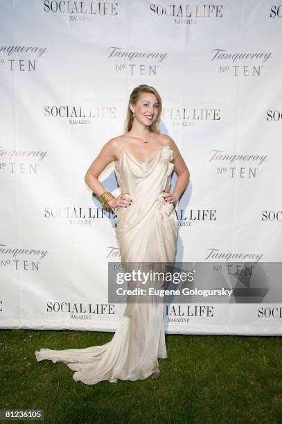 Actress Whitney Port attends The Social Life Magazine June Release Hosted By Whitney Port By SARAR And Peroni May 24, 2008 in Water Mill, New York.