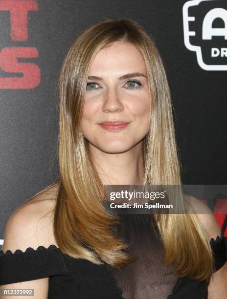 Actress Sara Canning attends the "War For The Planet Of The Apes" New York premiere at SVA Theater on July 10, 2017 in New York City.