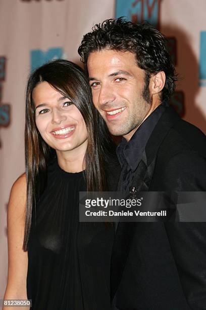 Alessandro Del Piero and wife