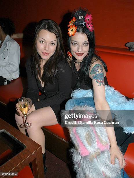 Cosma Shiva Hagen and Nina Hagen