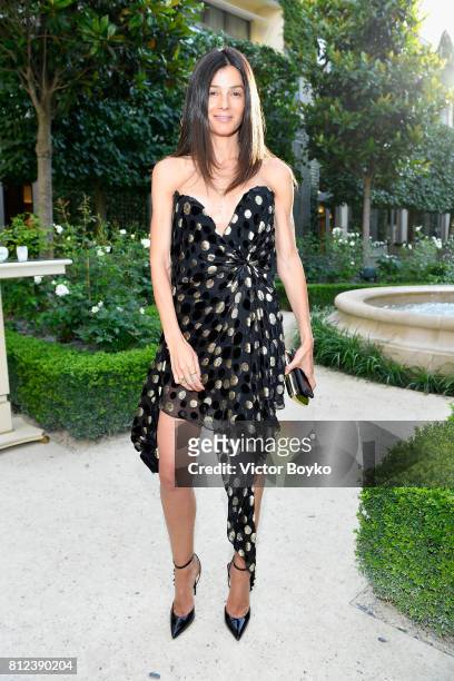 Barbara Martelo attends the Repossi Dinner during Haute Couture Fall/Winter 2017-2018 as part of Haute Couture Paris Fashion Week on July 5, 2017 in...