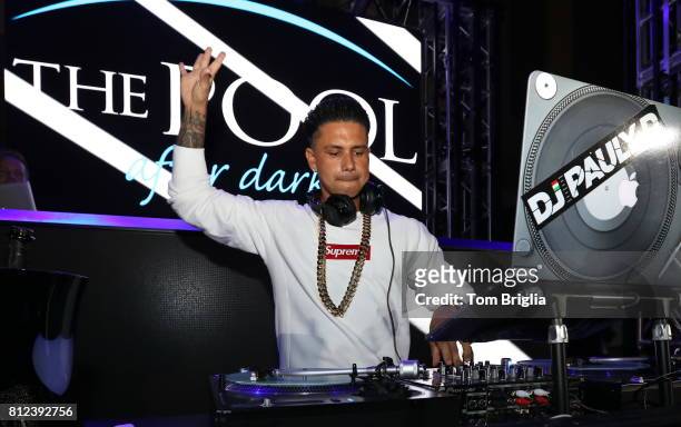 July 8: Pauly D performs at The Pool After Dark at Harrah's Resort on Saturday July 8, 2017 in Atlantic City, New Jersey