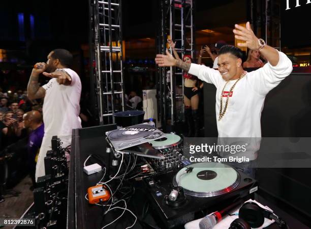 July 8: Lloyd Banks and DJ Pauly D perform at The Pool After Dark at Harrah's Resort on Saturday July 8, 2017 in Atlantic City, New Jersey