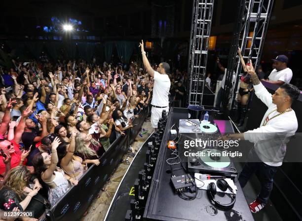 July 8: Lloyd Banks and DJ Pauly D perform at The Pool After Dark at Harrah's Resort on Saturday July 8, 2017 in Atlantic City, New Jersey