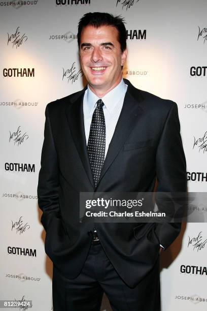 Actor Chris Noth arrives at the Gotham Magazine Benefit For Rainforest Action Network May 21, 2008 at Lord & Taylor in New York City.