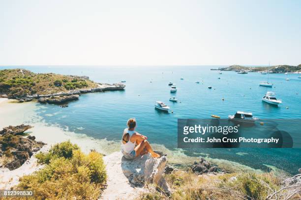 rottnest island backpacker - wa stock pictures, royalty-free photos & images