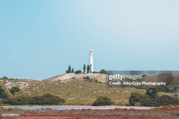 wadjemup lighthouse - rottnest island stock pictures, royalty-free photos & images