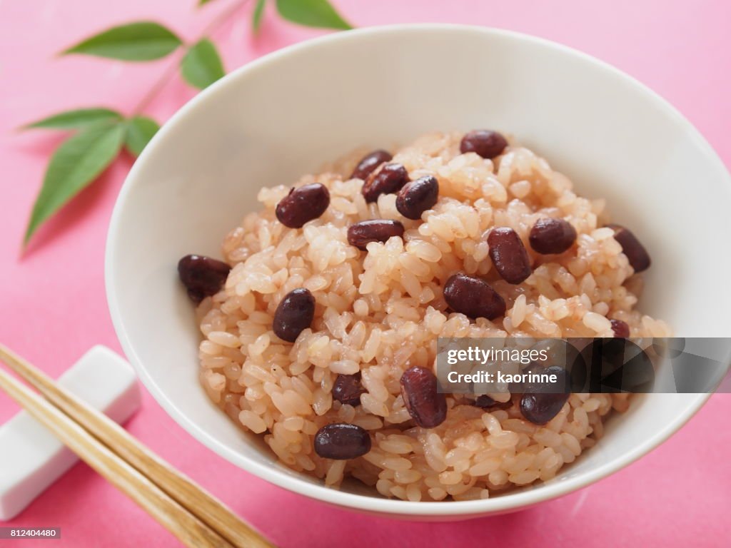 Sekihan (Japanese Red Bean Rice)