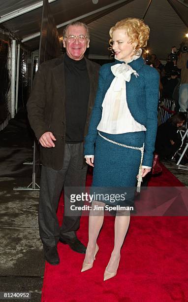 Producer Sydney Pollack and Nicole Kidman