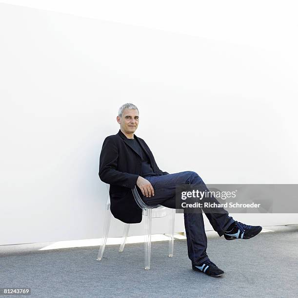Director Laurent Cantet poses at a portrait session in Cannes on May 19, 2008.