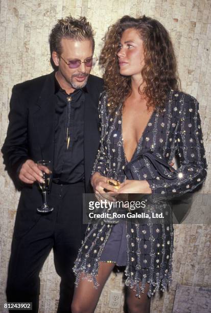 Actor Mickey Rourke and wife Carre Otis attending "APLA Fashion Industry Gala" on February 13, 1991 at the Century Plaza Hotel in Century City,...