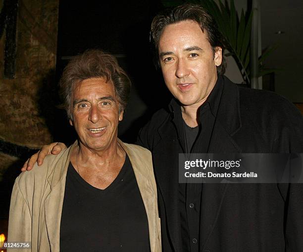 Al Pacino and John Cusak *EXCLUSIVE*