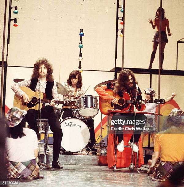 The Move 1970 Jeff Lynne, Bev Bevan and Roy Wood ? Chris Walter