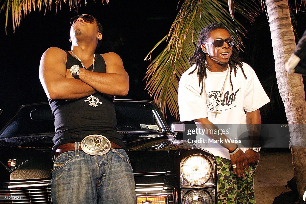Bobby Valentino Ft Lil Wayne Tell Me Video Bobby V and Lil Wayne perform in a music video shoot for "Tell Me