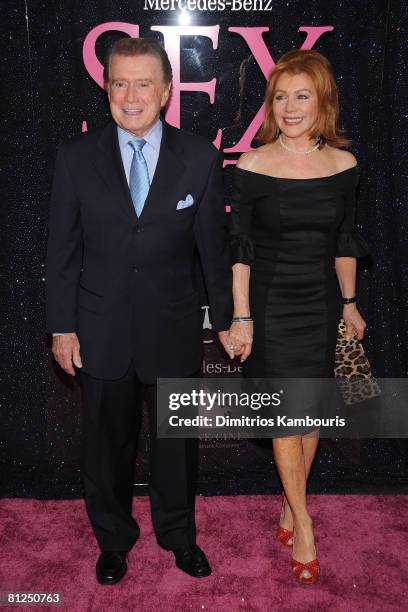 Personality Regis Philbin and Joy Philbin attend the premiere of "Sex and the City: The Movie" at Radio City Music Hall on May 27, 2008 in New York...