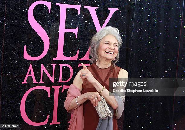 Actress Lynn Cohen attends the premiere of "Sex and the City: The Movie" at Radio City Music Hall on May 27, 2008 in New York City.