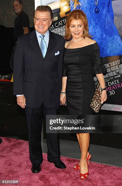 Tv Personality Regis Philbin and Joy Philbin attends the premiere of "Sex and the City: The Movie" at Radio City Music Hall on May 27, 2008 in New...