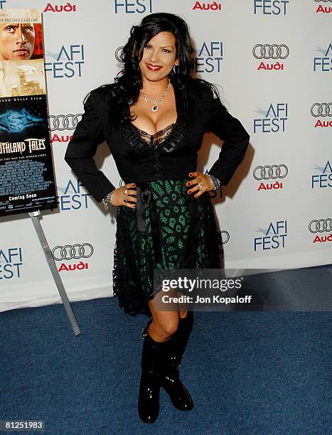 Actress Rebekah Del Rio arrives at the Los Angeles premiere of "Southland Tales" presented by AFI FEST 2007 at the ArcLight Theater on November 2,...