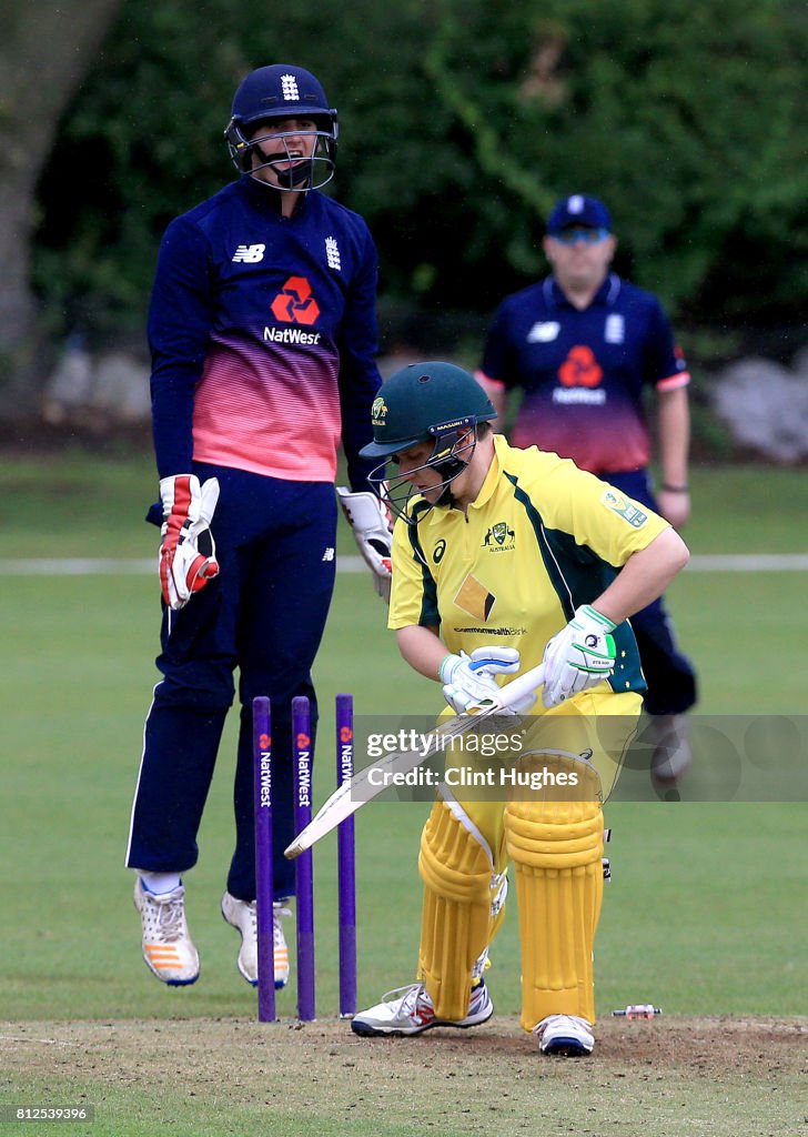 England v Australia - ODI: INAS Tri-Series