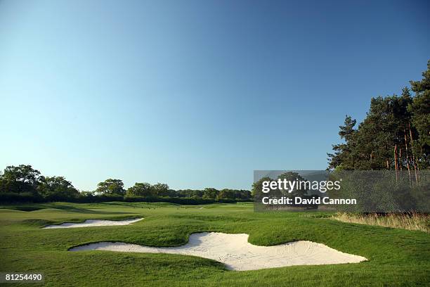 The 359 yds par 4, 3rd hole on the Bracken Course at Woodhall Spa, The National Golf Centre on May 9, 2008 in Woodhall Spa, England.