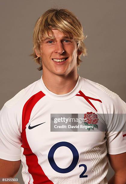 Dave Strettle of England poses for a portrait during an England rugby photocall at the Macdonald Bath Spa Hotel on May 28, 2008 in Bath, England.