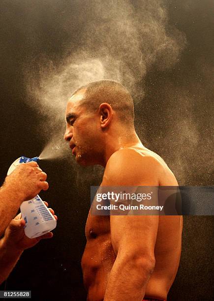196 Super Middleweight Bout Anthony Mundine V Sam Soliman Stock Photos ...