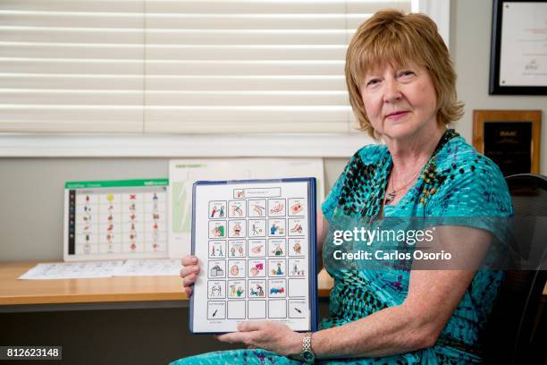 Barbara Collier runs a training program to teach speech-language pathologists how to help people with disabilities communicate with police and in...