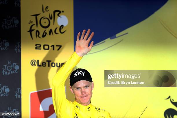 Chris Froome of Great Britain and Team SKY retained his yellow jersey after stage 10 of the 2017 Le Tour de France, a 178km stage from Perigueux to...