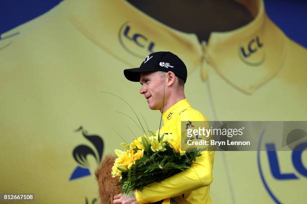 Chris Froome of Great Britain and Team SKY retained his yellow jersey after stage 10 of the 2017 Le Tour de France, a 178km stage from Perigueux to...