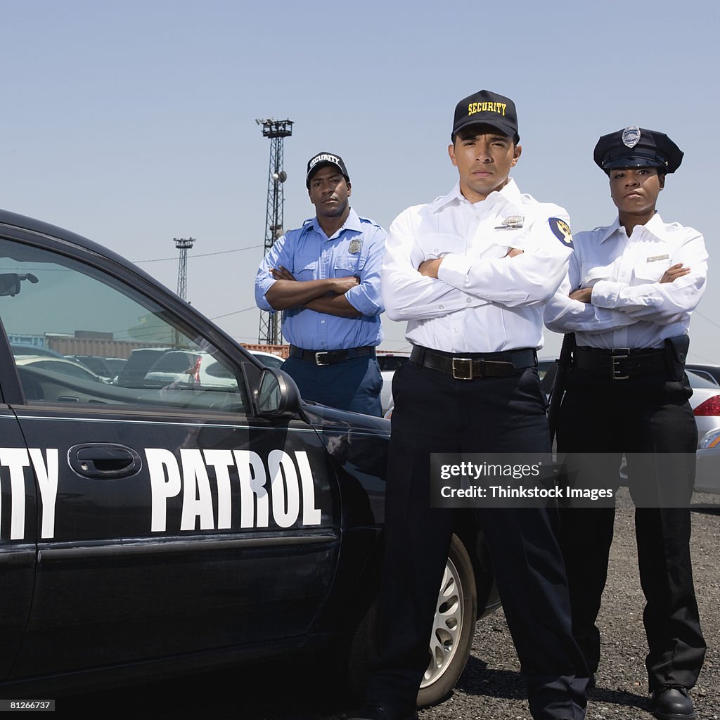 Security patrol by car