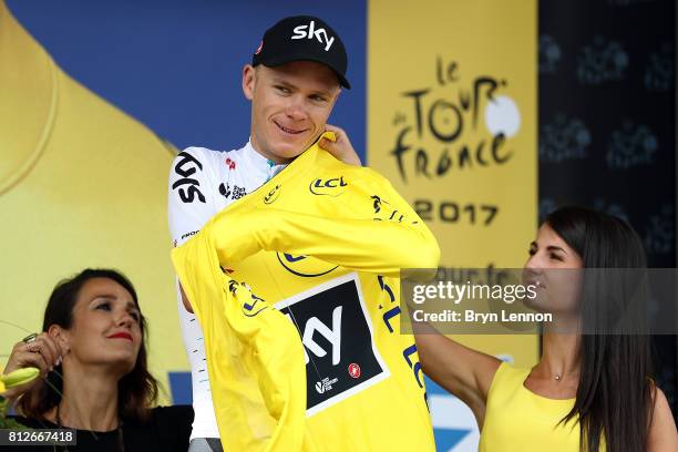 Chris Froome of Great Britain and Team SKY retained his yellow jersey after stage 10 of the 2017 Le Tour de France, a 178km stage from Perigueux to...