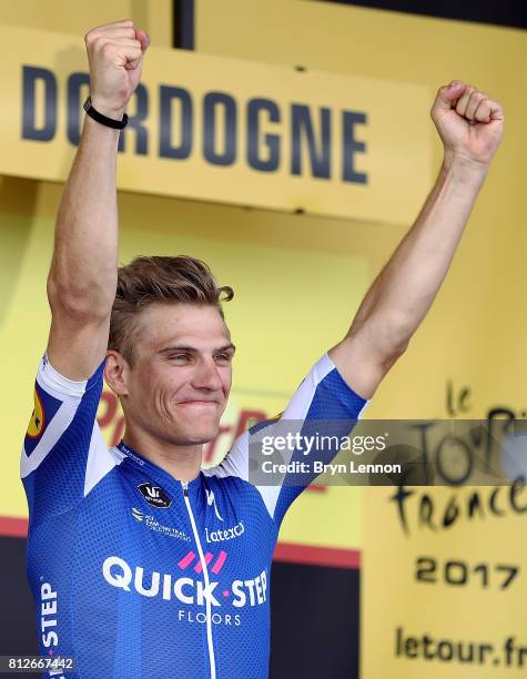 Marcel Kittel of Germany and Quick-Step floors retained his green points jersey after stage 10 of the 2017 Le Tour de France, a 178km stage from...