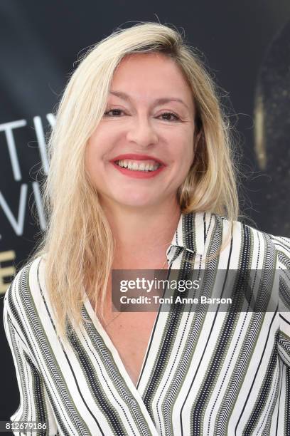 Jeanne Savary attends photocall for "En Famille" on June 17, 2017 at the Grimaldi Forum in Monte-Carlo, Monaco.