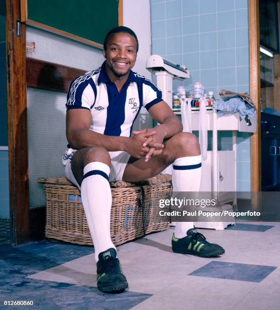 West Bromwich Albion footballer Cyrille Regis, circa August 1979.