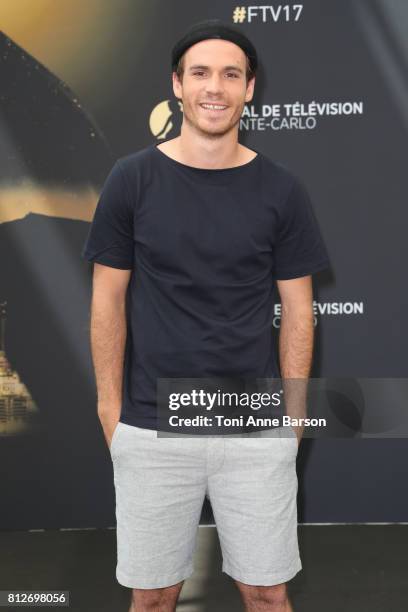 Axel Huet attends photocall for "En Famille" on June 17, 2017 at the Grimaldi Forum in Monte-Carlo, Monaco.