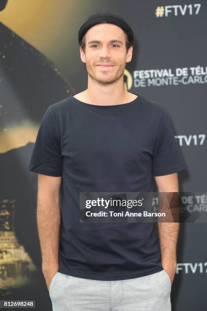 Axel Huet attends photocall for "En Famille" on June 17, 2017 at the Grimaldi Forum in Monte-Carlo, Monaco.