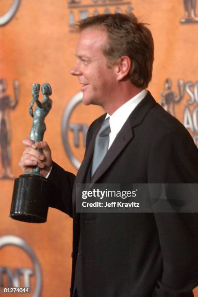 Kiefer Sutherland, winner for Outstanding Performance by a Male Actor in a Drama Series for "24"