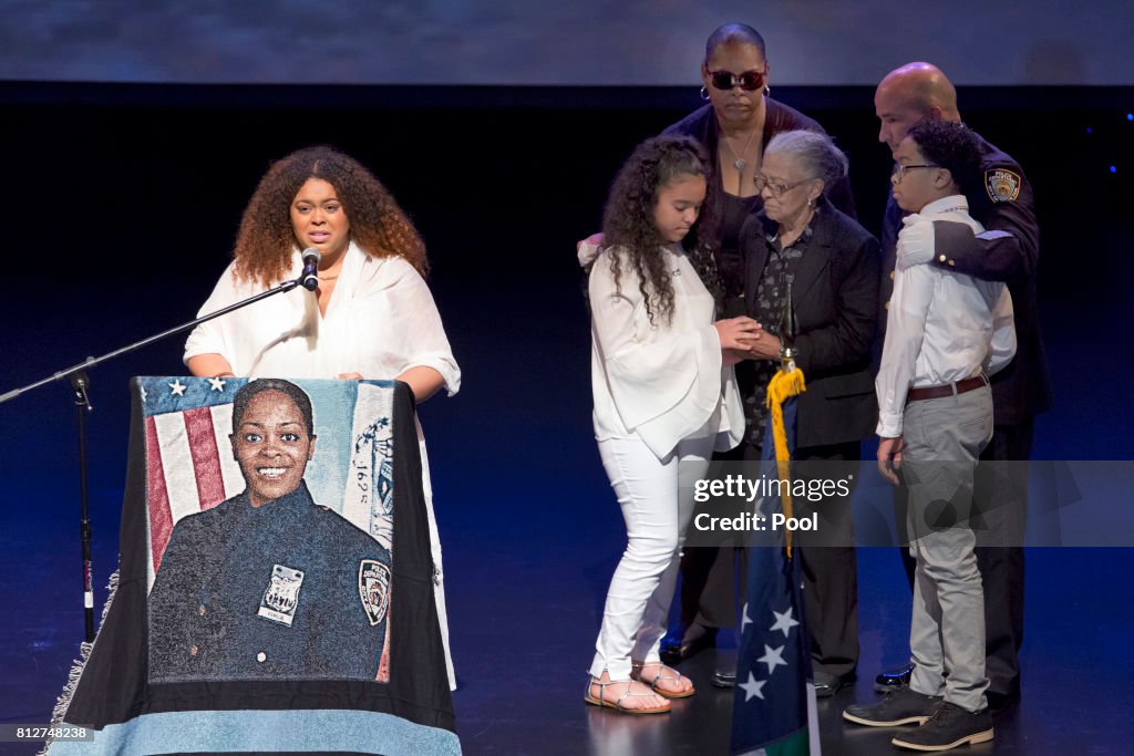 Funeral Held For NYPD Officer Slain While On Duty In The Bronx