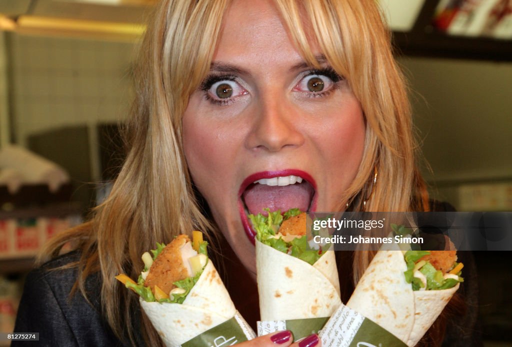 Snack Meets Style With Heidi Klum