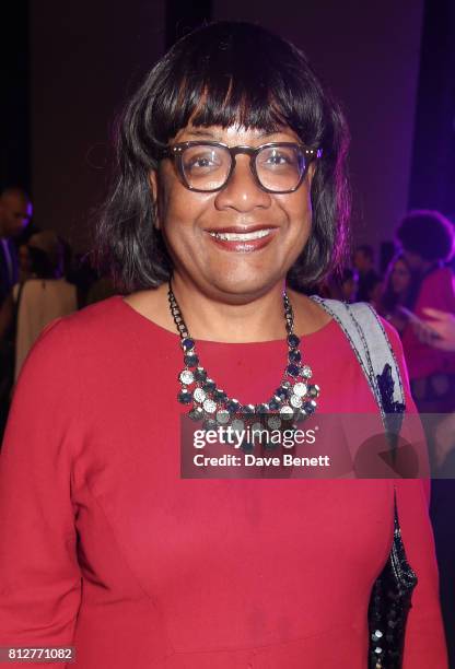 Diane Abbott MP attends the opening of the "Soul Of A Nation: Art In The Age of Black Power" exhibition at the Tate Modern on July 11, 2017 in...