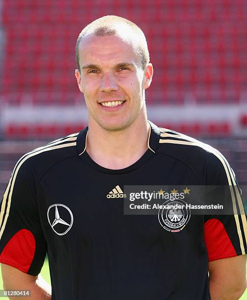 Robert Enke of Germany poses at the team photocall at the Son Moix stadium on May 29, 2008 in Mallorca, Spain.