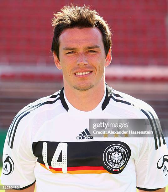 Piotr Trochowski of Germany poses at the team photocall at the Son Moix stadium on May 29, 2008 in Mallorca, Spain.