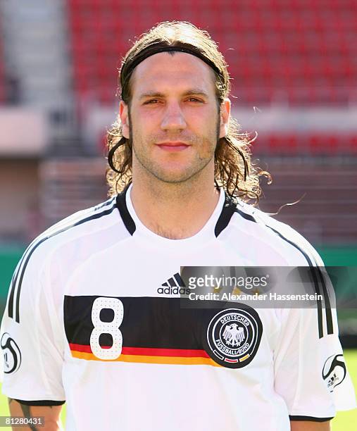 Torsten Frings of Germany poses at the team photocall at the Son Moix stadium on May 29, 2008 in Mallorca, Spain.