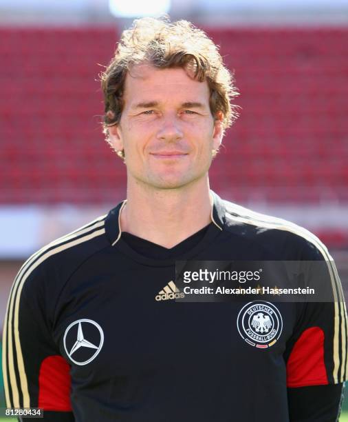 Jens Lehmann of Germany poses at the team photocall at the Son Moix stadium on May 29, 2008 in Mallorca, Spain.