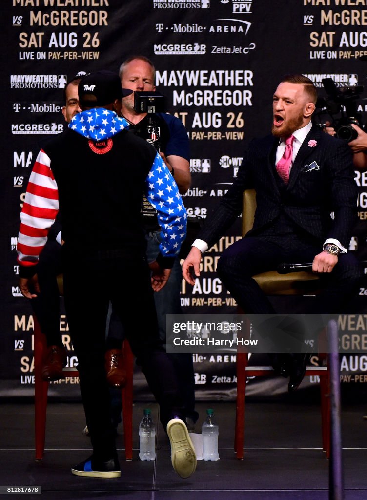 Floyd Mayweather Jr. v Conor McGregor World Press Tour - Los Angeles